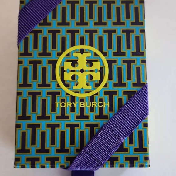 Tory Burch Lacquered Logo Convertible Rosary Necklace 36 in in Ivory NEW - Picture 10 of 11